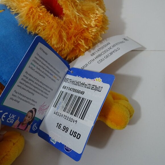 Ms Rachel Herbie Cuddle and Comfort Friend Plush Toy 10" Ages 6 months NEW - Picture 7 of 7